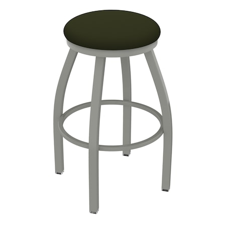 Holland Bar Stool Co 25" Swivel Counter Stool, Nickel Finish, Canter Pine Seat X802